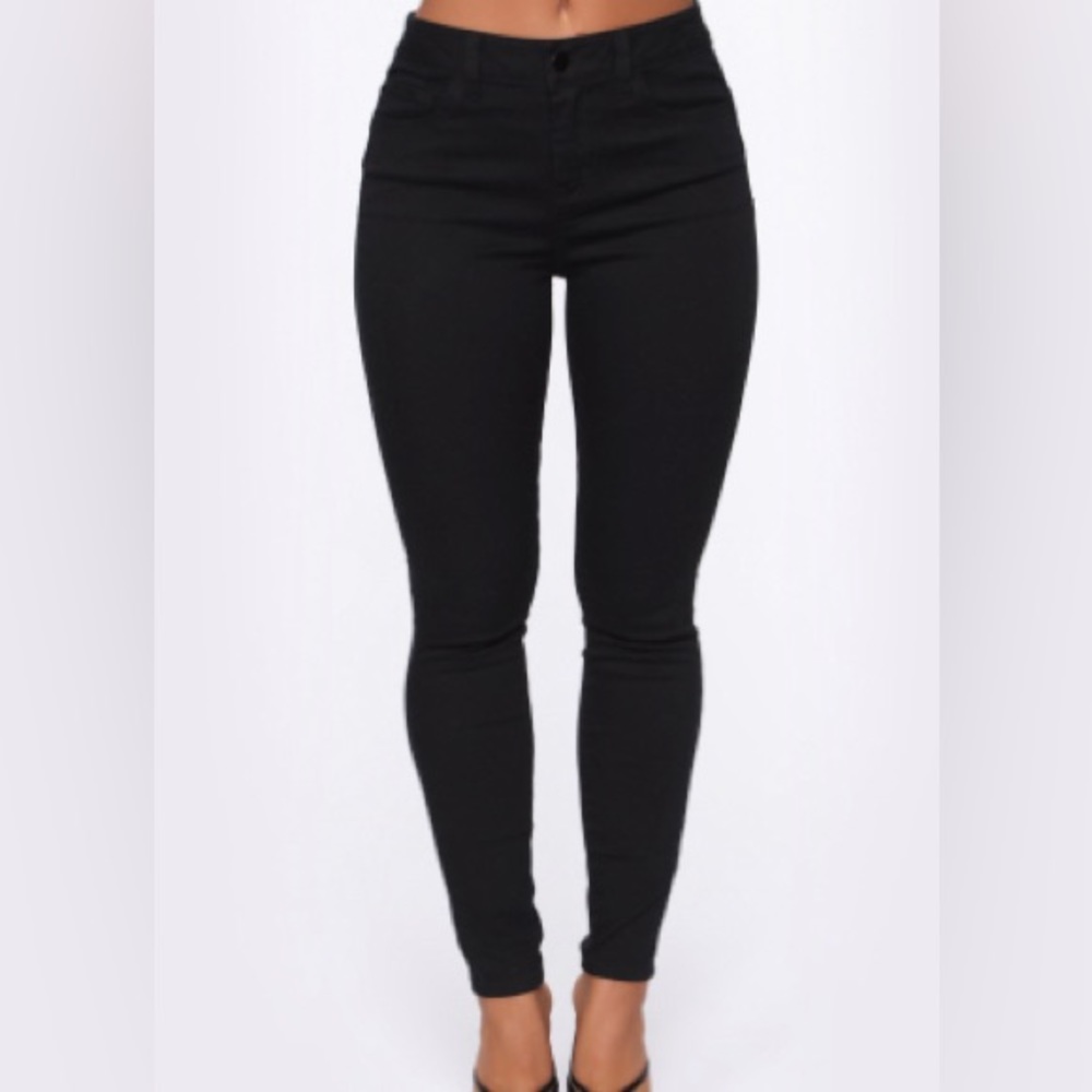 Casual Day Skinny Pants - Black